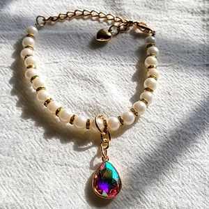 MEDIUM Faux Pearl Pet Necklace